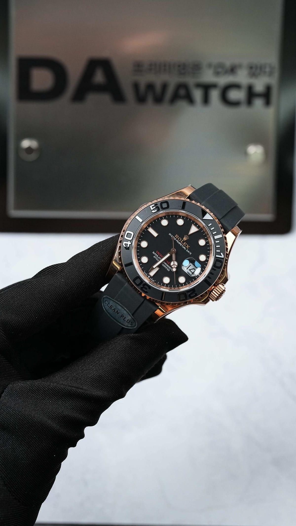 롤렉스 요트마스터1 로즈골드 금통 러버밴드 40mm 6