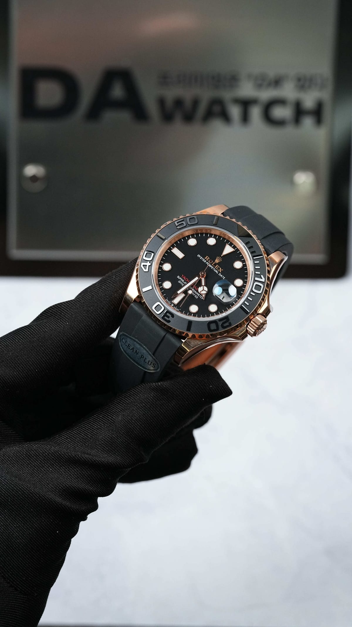 롤렉스 요트마스터1 로즈골드 금통 러버밴드 40mm 7