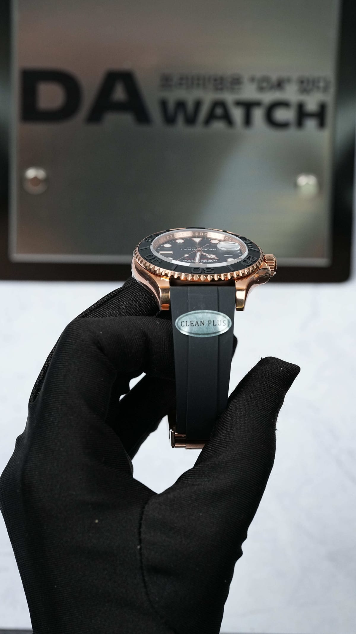 롤렉스 요트마스터1 로즈골드 금통 러버밴드 40mm 9