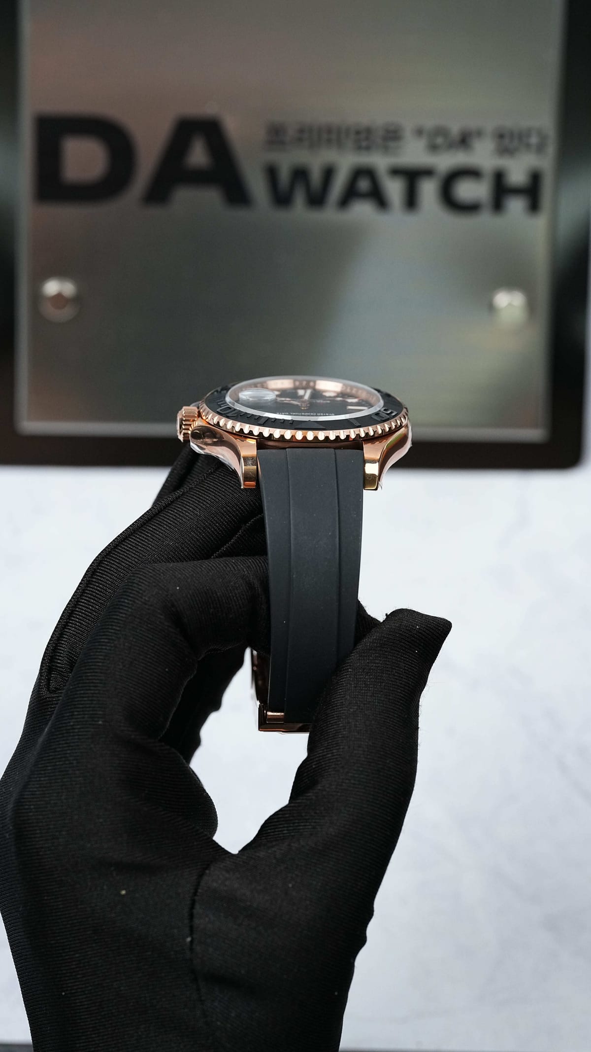 롤렉스 요트마스터1 로즈골드 금통 러버밴드 40mm 11