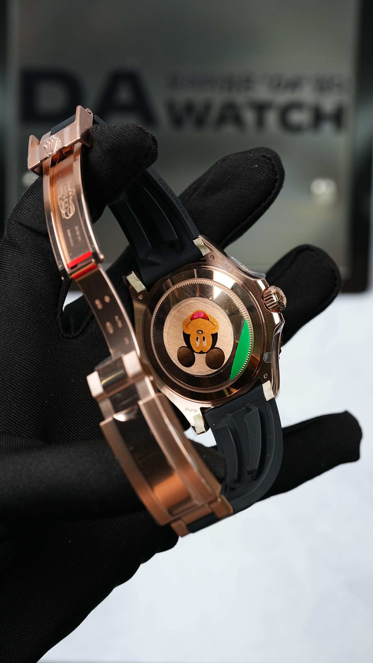 롤렉스 요트마스터1 로즈골드 금통 러버밴드 40mm 16