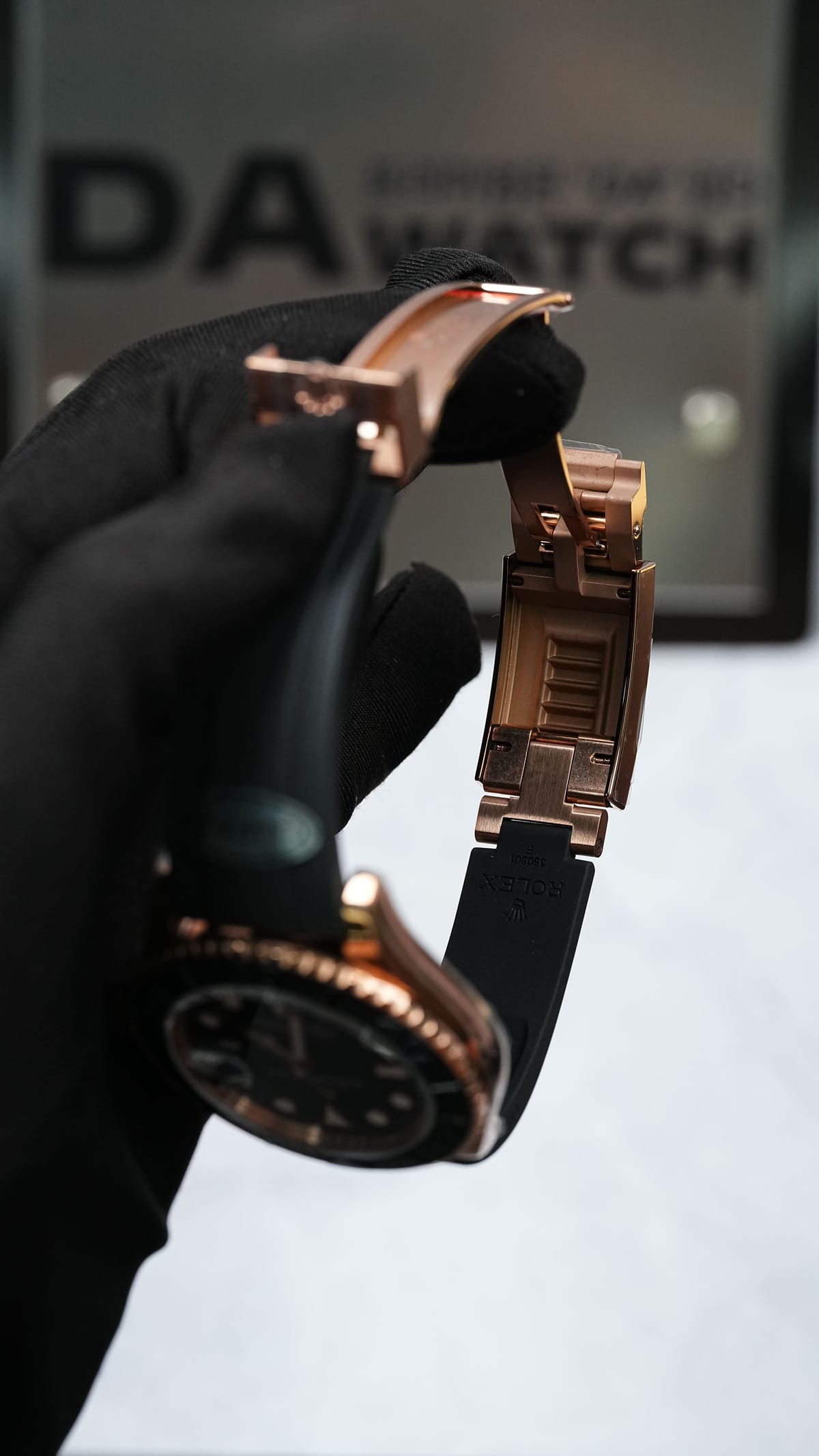 롤렉스 요트마스터1 로즈골드 금통 러버밴드 40mm 18