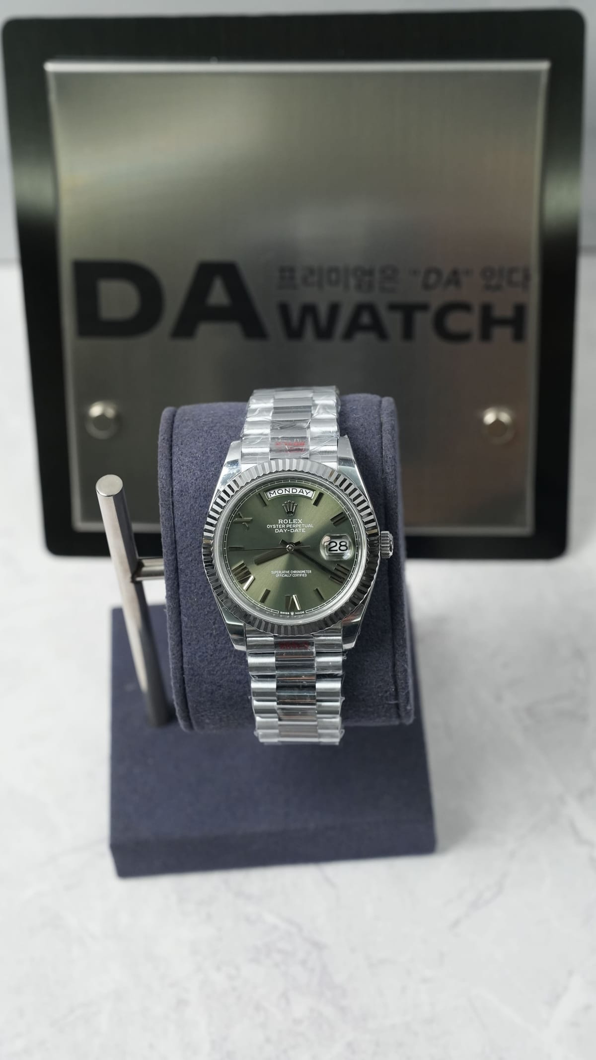 롤렉스 데이데이트 화이트골드 올리브그린 40mm 3