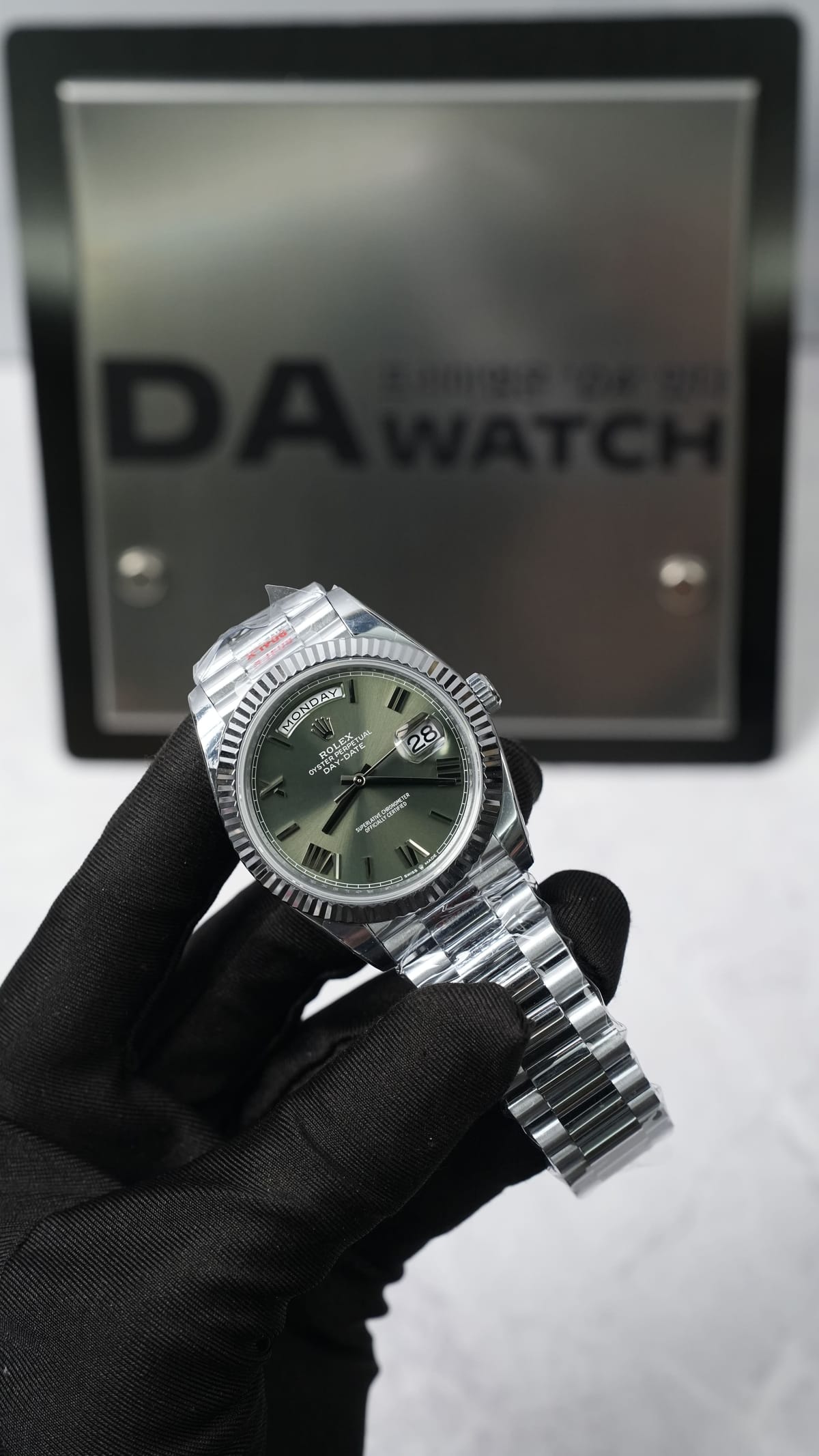 롤렉스 데이데이트 화이트골드 올리브그린 40mm 6