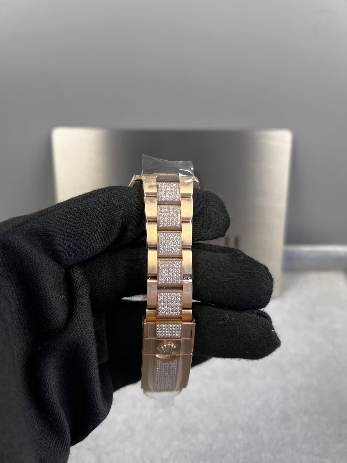 롤렉스 데이토나 로즈골드 금통 레인보우 다이아풀셋 40mm 14