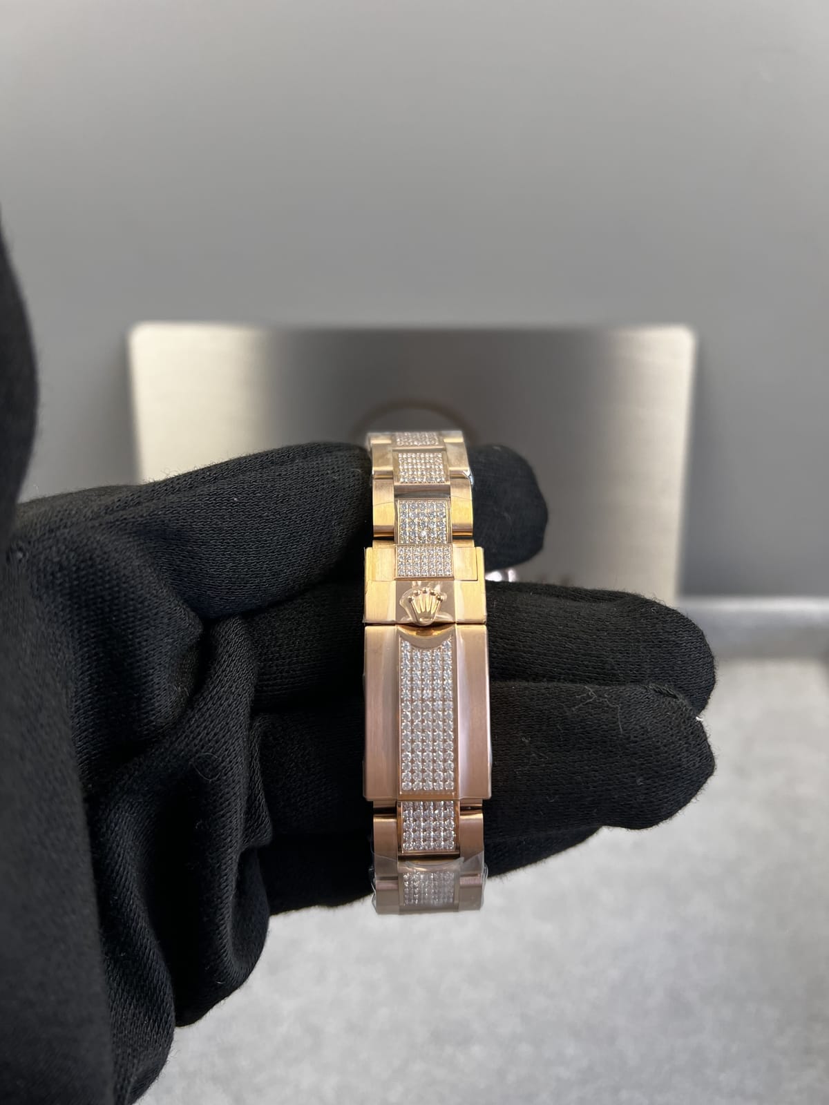 롤렉스 데이토나 로즈골드 금통 레인보우 다이아풀셋 40mm 15