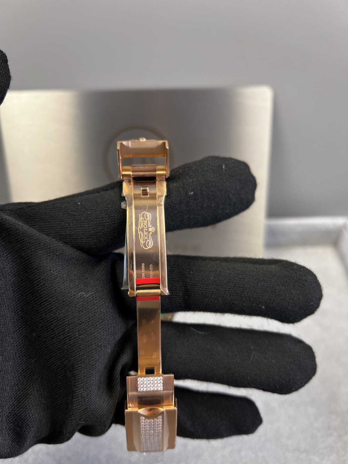 롤렉스 데이토나 로즈골드 금통 레인보우 다이아풀셋 40mm 17