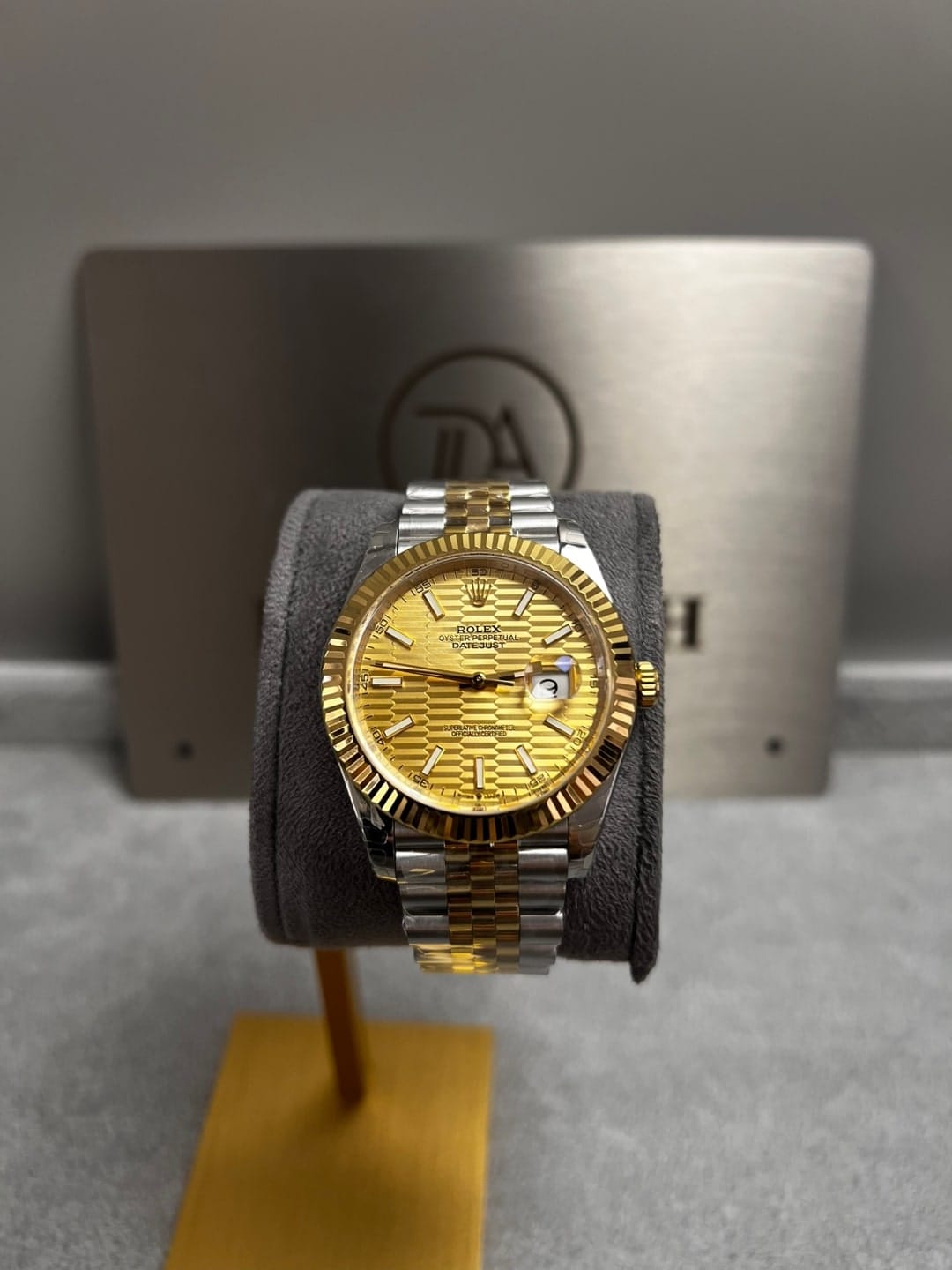 롤렉스 데이저스트 골드 플루티드 다이얼 콤비 41mm 3