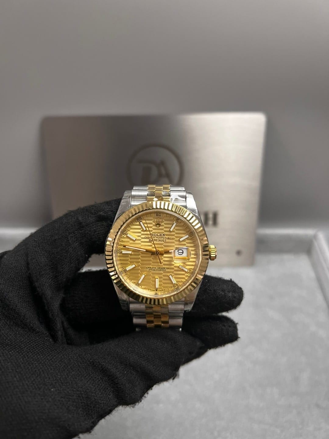 롤렉스 데이저스트 골드 플루티드 다이얼 콤비 41mm 6