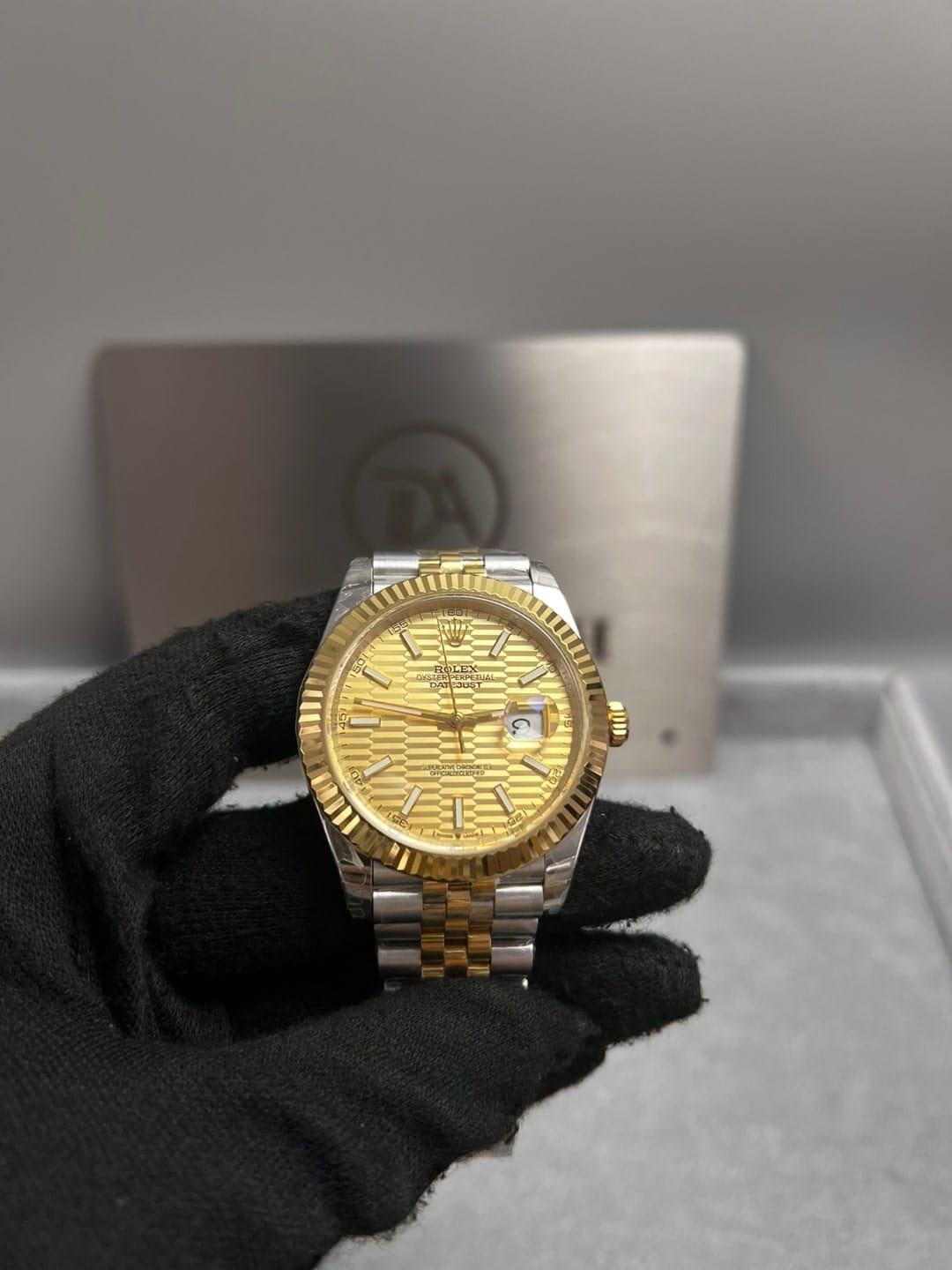 롤렉스 데이저스트 골드 플루티드 다이얼 콤비 41mm 8