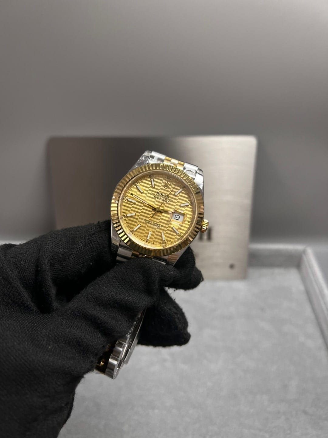 롤렉스 데이저스트 골드 플루티드 다이얼 콤비 41mm 11