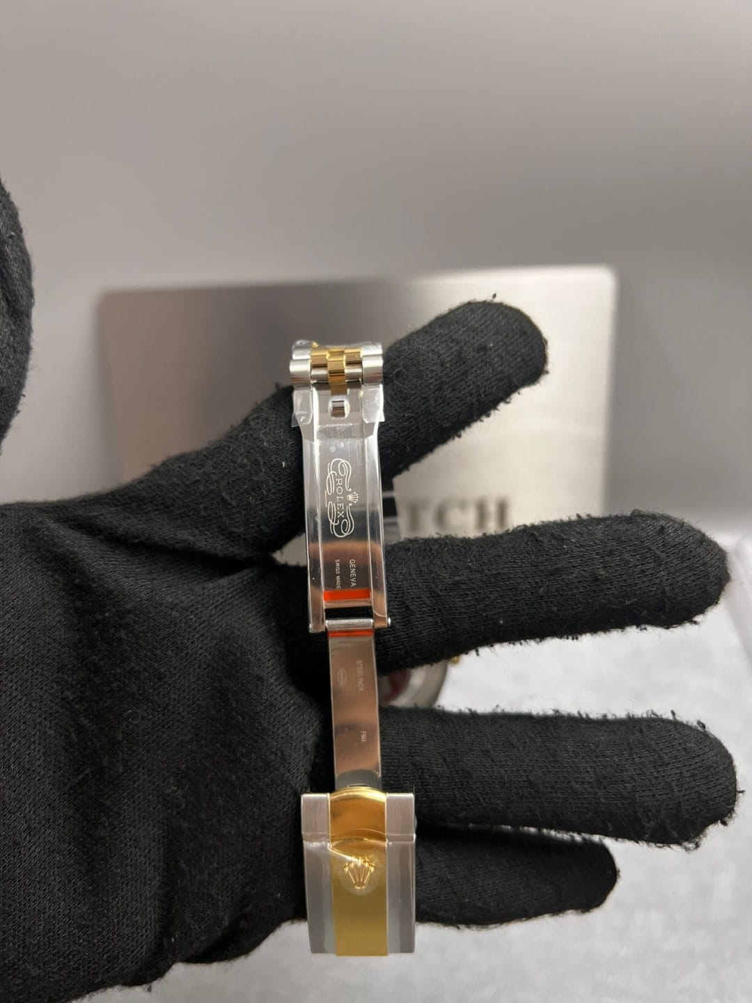 롤렉스 데이저스트 골드 플루티드 다이얼 콤비 41mm 17