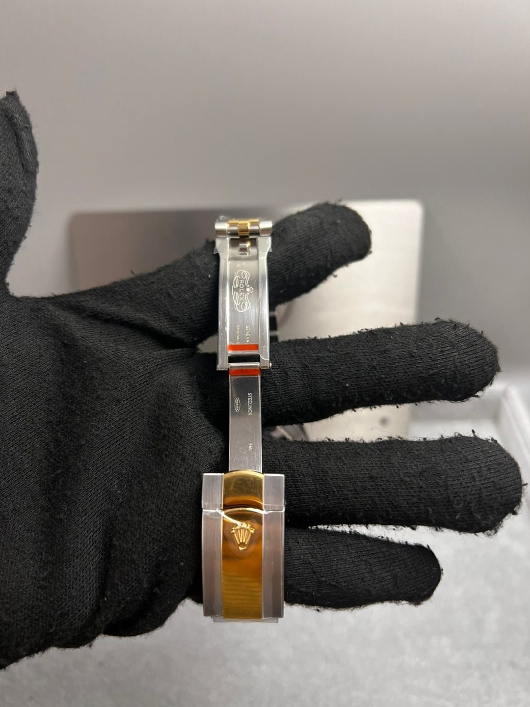 롤렉스 데이저스트 골드 플루티드 다이얼 콤비 41mm 18