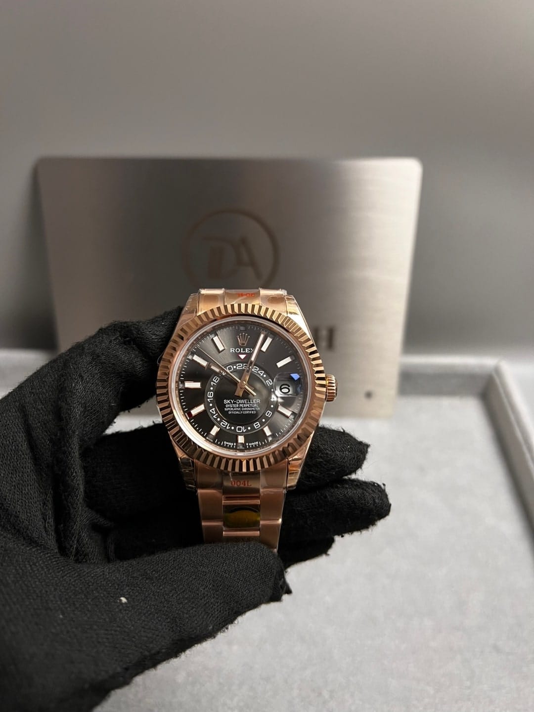 롤렉스 스카이드웰러 로즈골드 금통 블랙다이얼 42mm 4