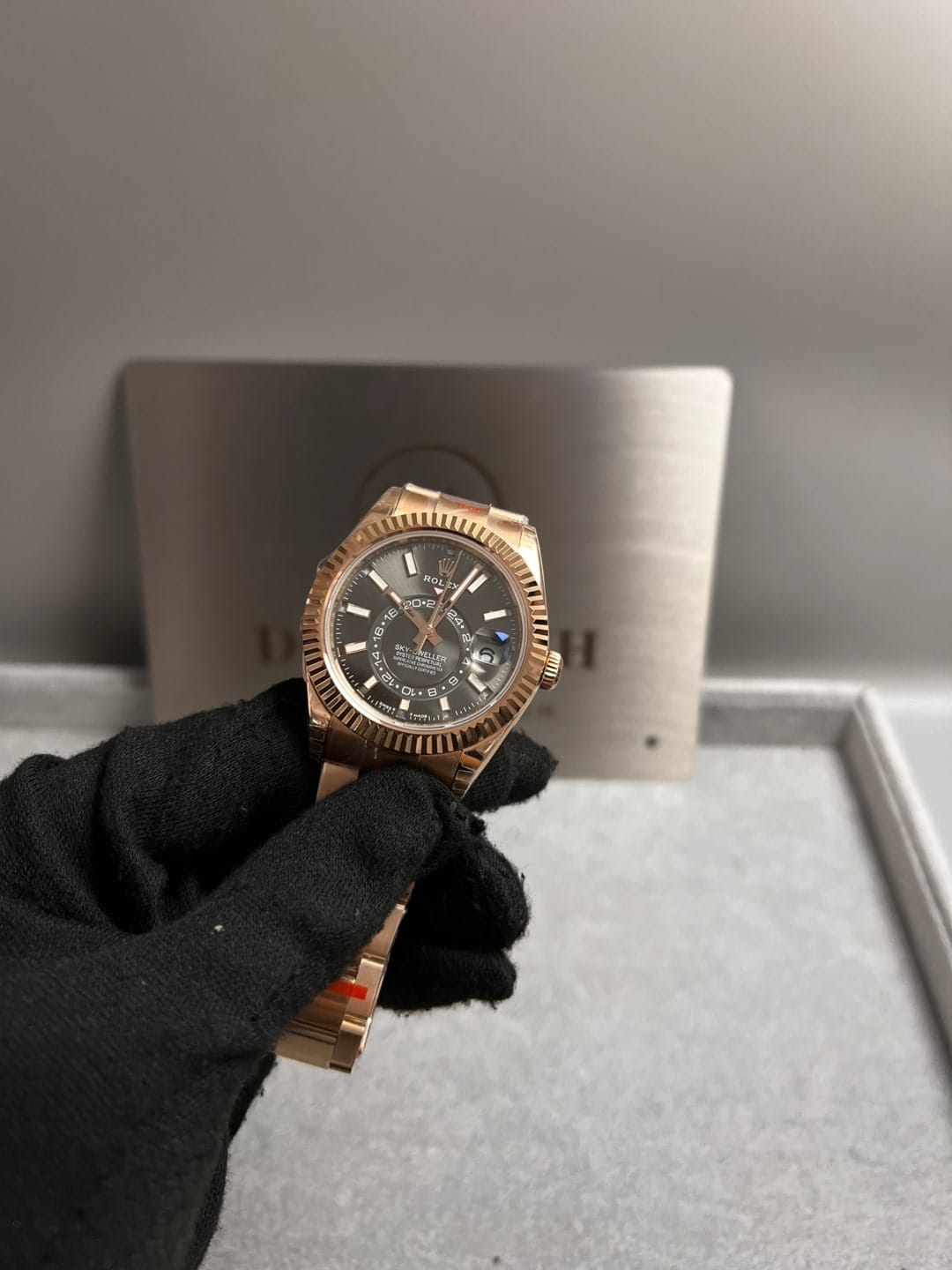 롤렉스 스카이드웰러 로즈골드 금통 블랙다이얼 42mm 11