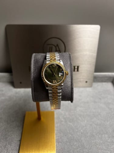 롤렉스 데이저스트 콤비 올리브그린 로만 다이아 31mm