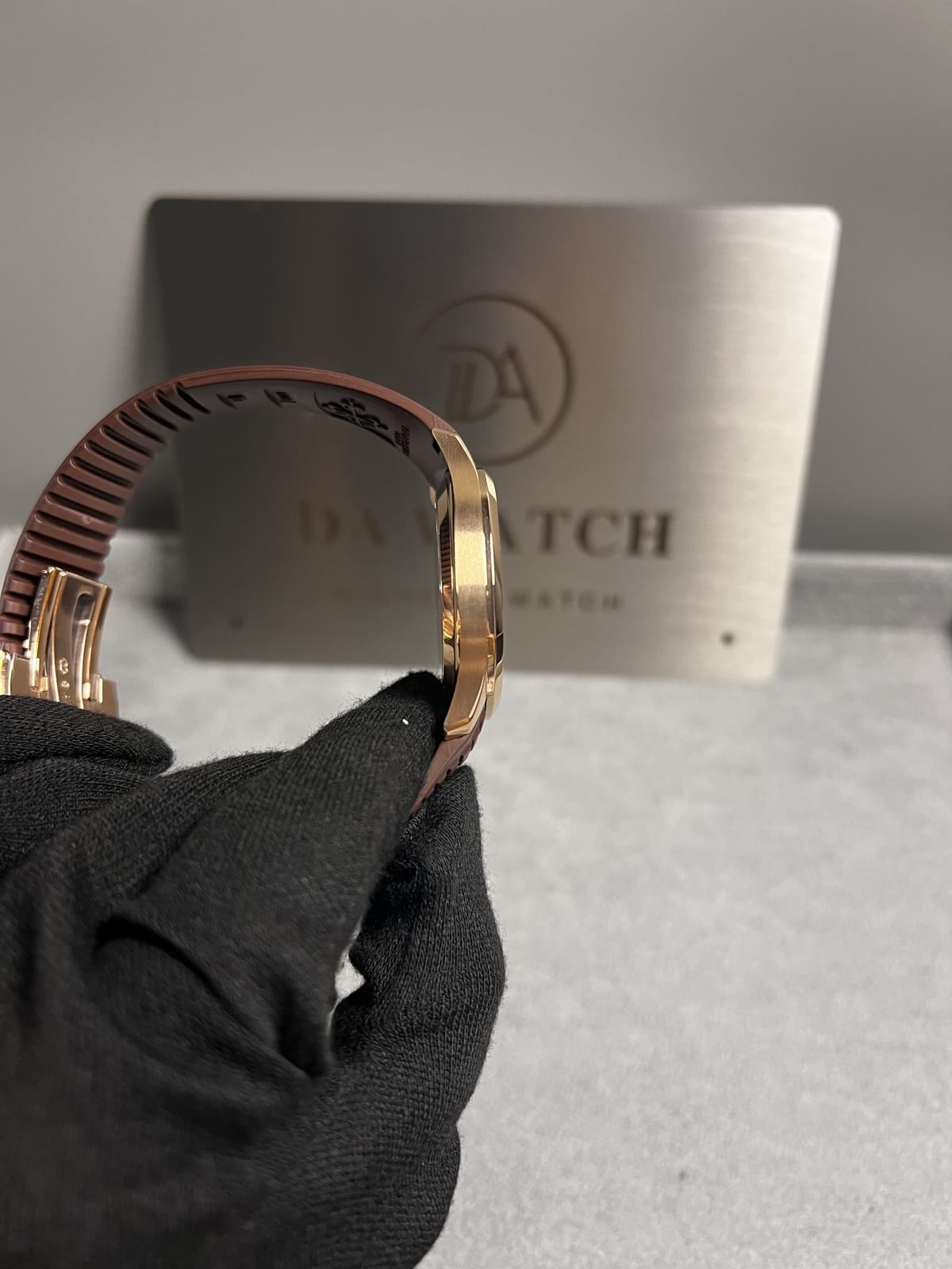 파텍필립 아쿠아넛 금통 브라운다이얼 40.8mm 13