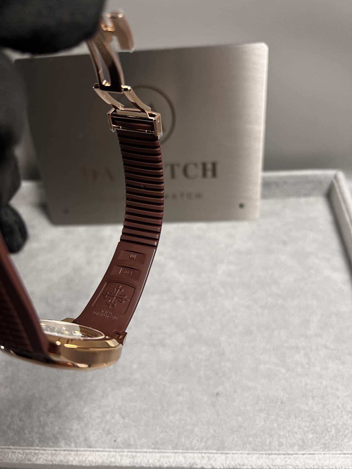 파텍필립 아쿠아넛 금통 브라운다이얼 40.8mm 19
