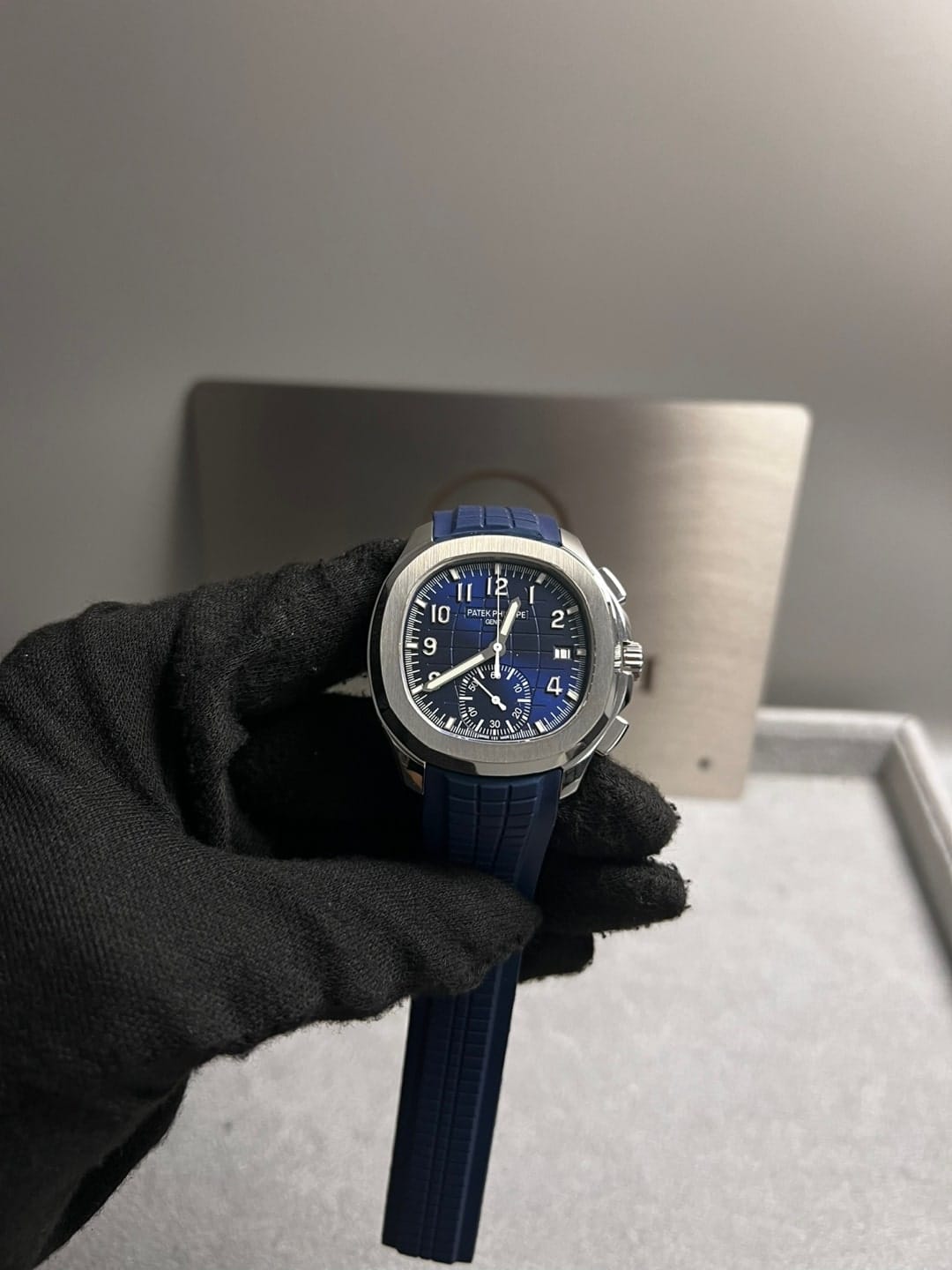 파텍필립 아쿠아넛 5968G-001 블루다이얼 42mm 8