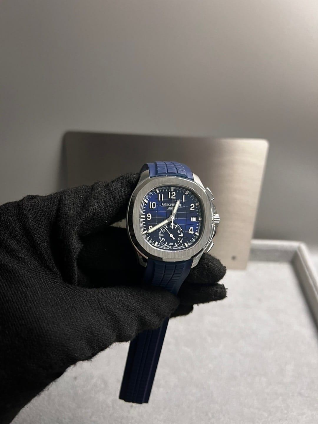 파텍필립 아쿠아넛 5968G-001 블루다이얼 42mm 9