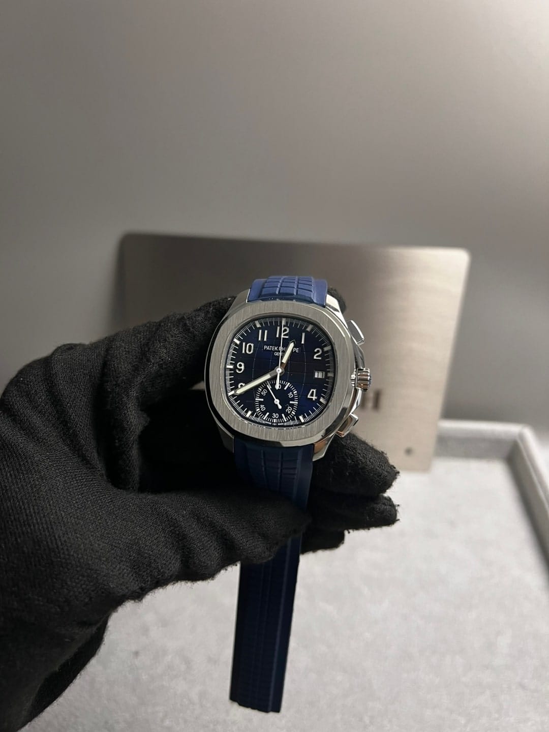 파텍필립 아쿠아넛 5968G-001 블루다이얼 42mm 10