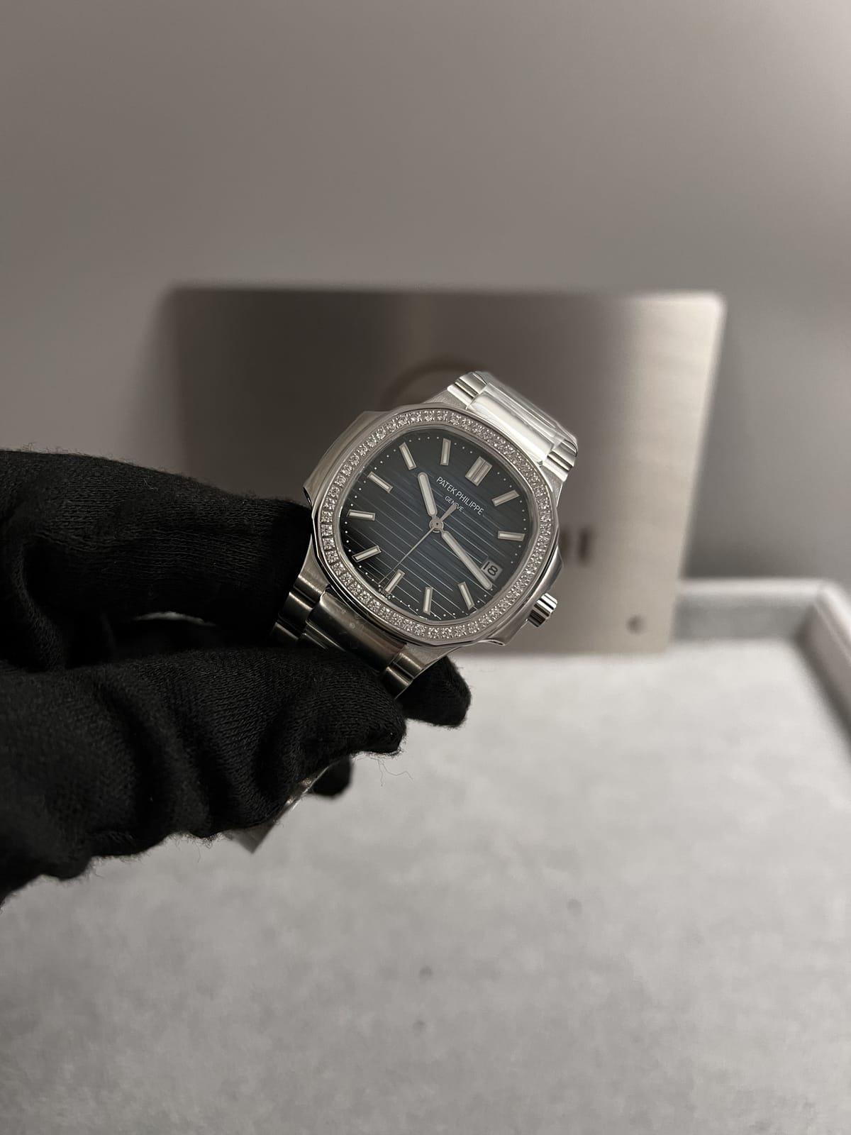 파텍필립 노틸러스 5711 블루다이얼 다이아셋팅 40mm 12