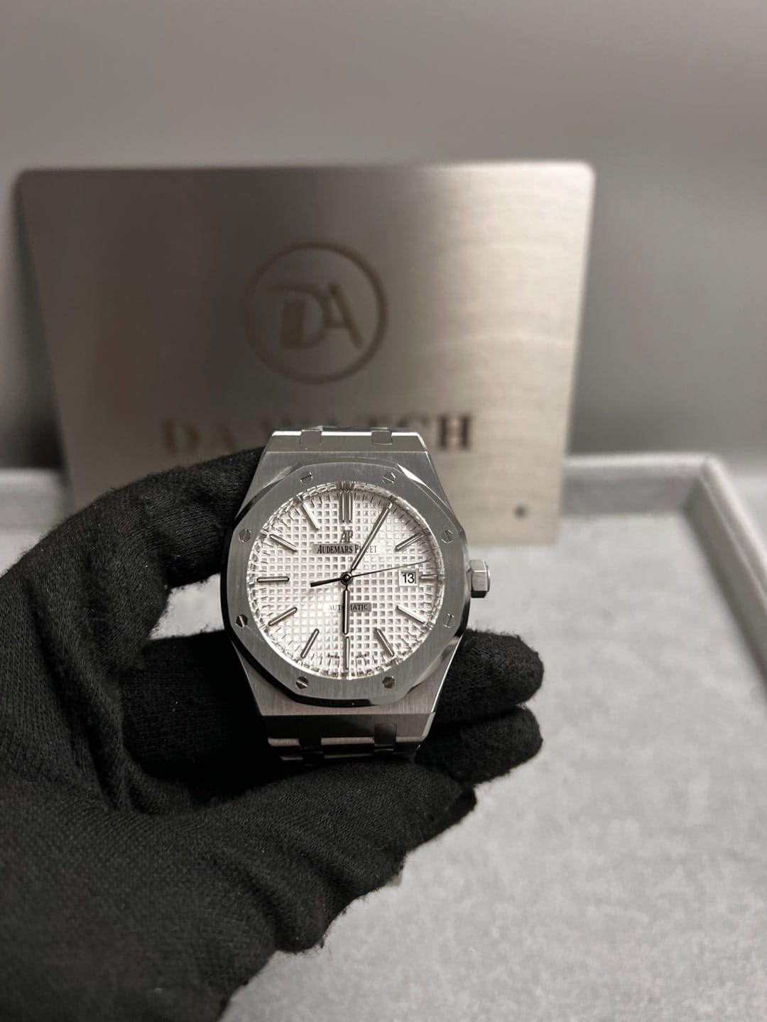 오데마피게 로얄오크 15400 스틸 흰판 41mm 4