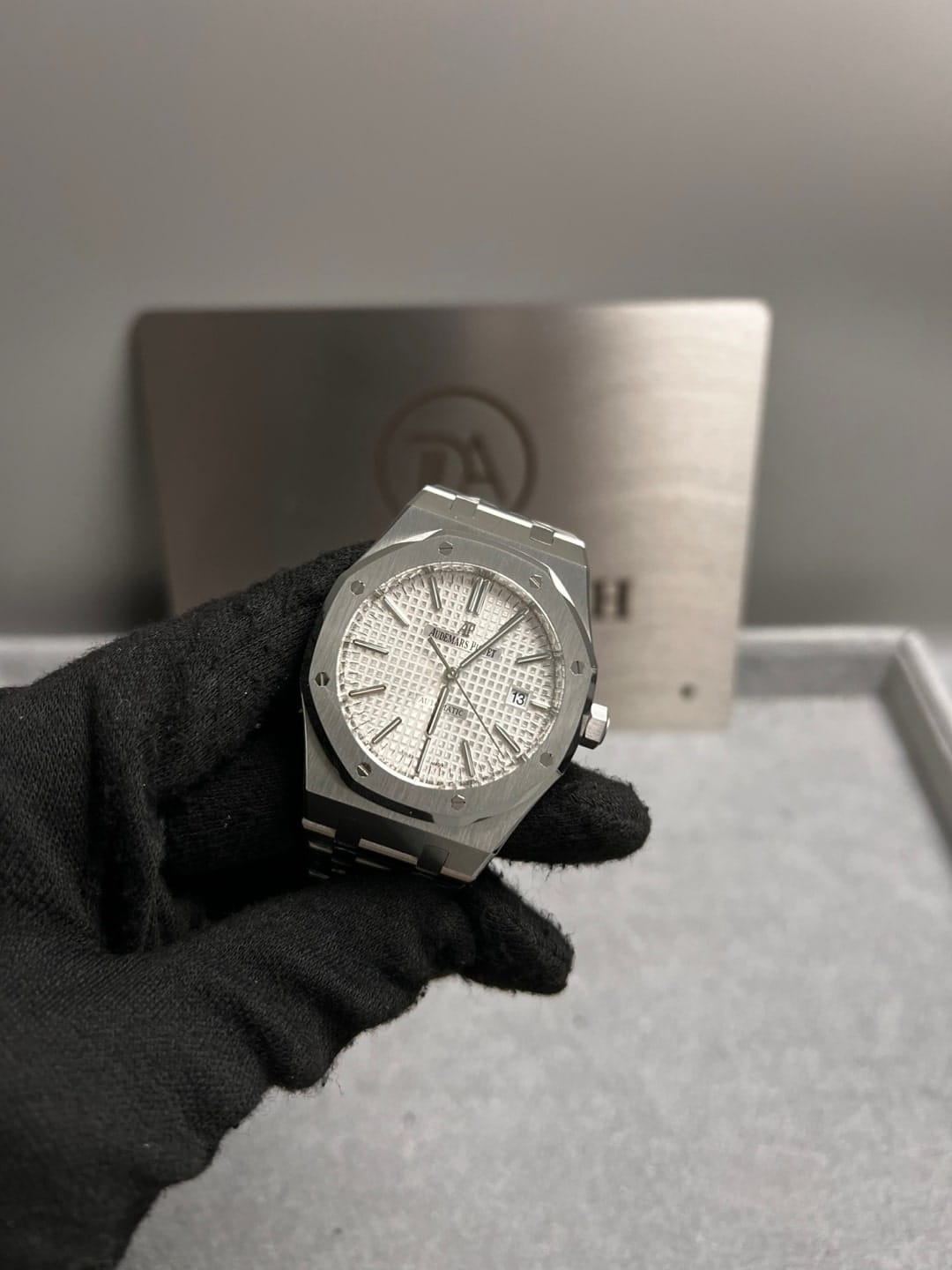오데마피게 로얄오크 15400 스틸 흰판 41mm 11