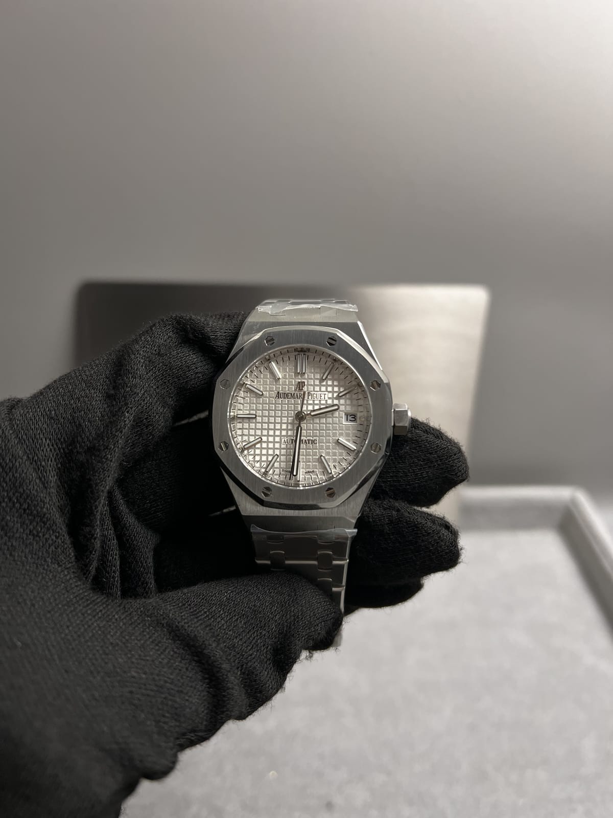 오데마피게 로얄오크 15450 화이트다이얼 37mm 10