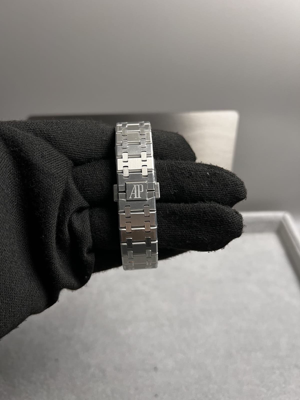 오데마피게 로얄오크 15450 화이트다이얼 37mm 15