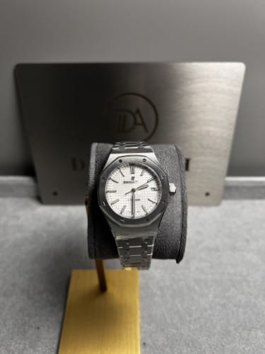 오데마피게 로얄오크 15450 화이트다이얼 37mm
