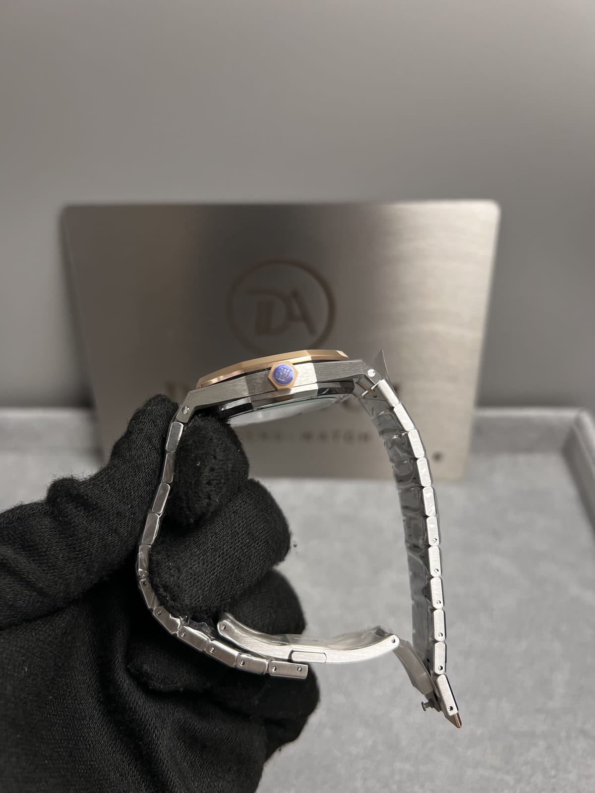 오데마피게 로얄오크 15450 로즈골드 콤비 흰판 37mm 13