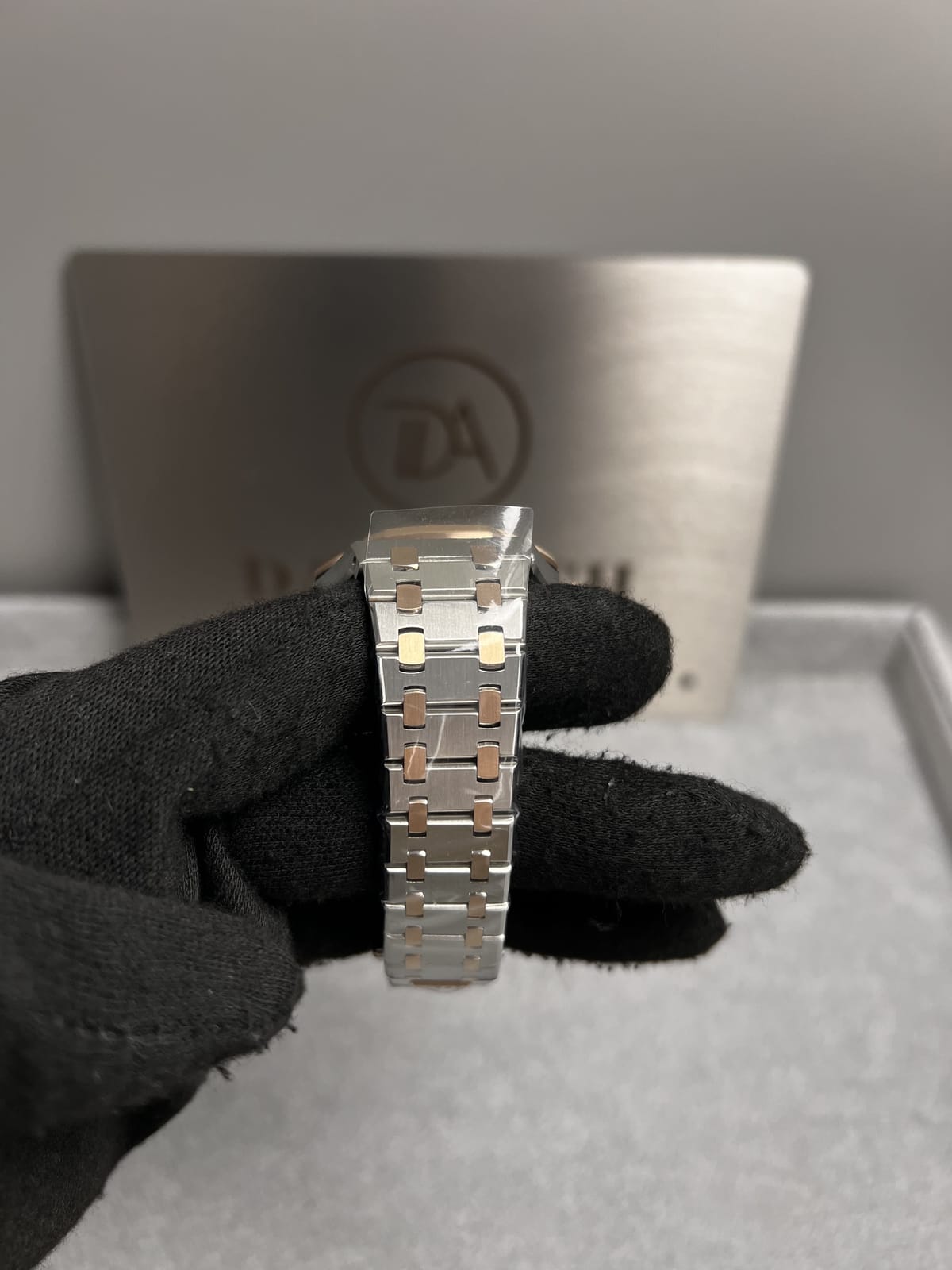 오데마피게 로얄오크 15450 로즈골드 콤비 흰판 37mm 14