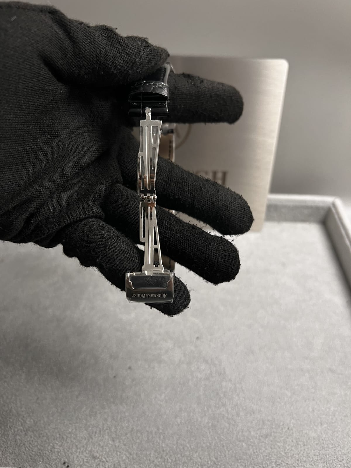 오데마피게 로얄오크 67621 스틸 블랙다이얼 다이아셋팅 33mm 10