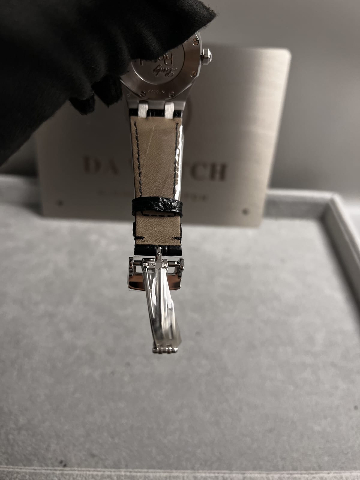 오데마피게 로얄오크 67621 스틸 블랙다이얼 다이아셋팅 33mm 17