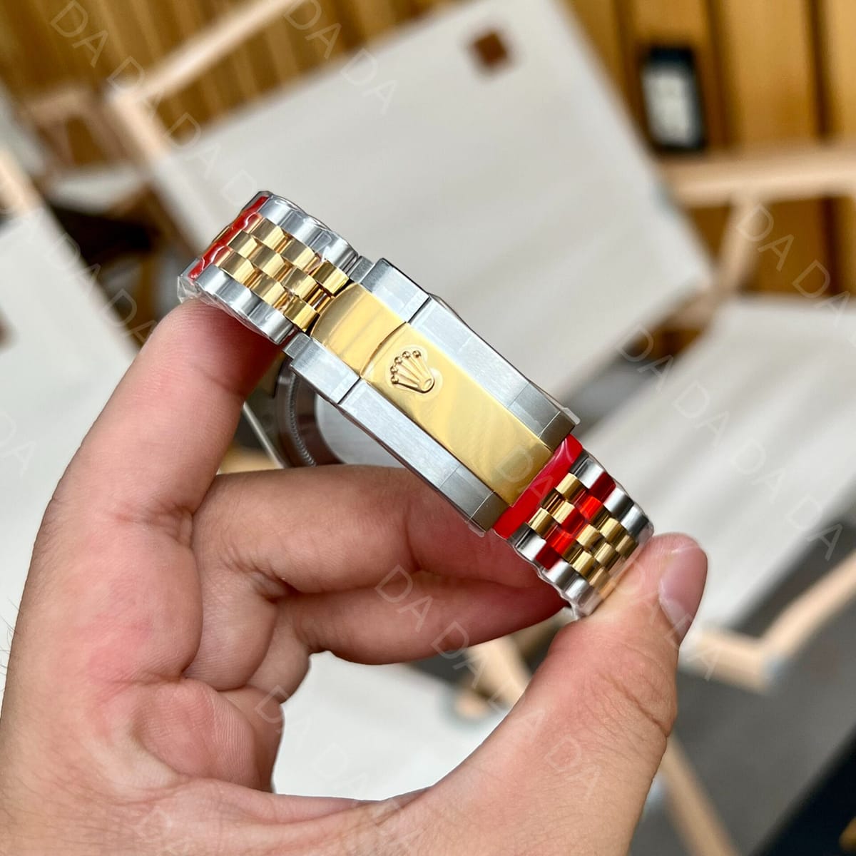 롤렉스 데이저스트 샴페인골드 팜모티프 다이아베젤 10P 36mm 7