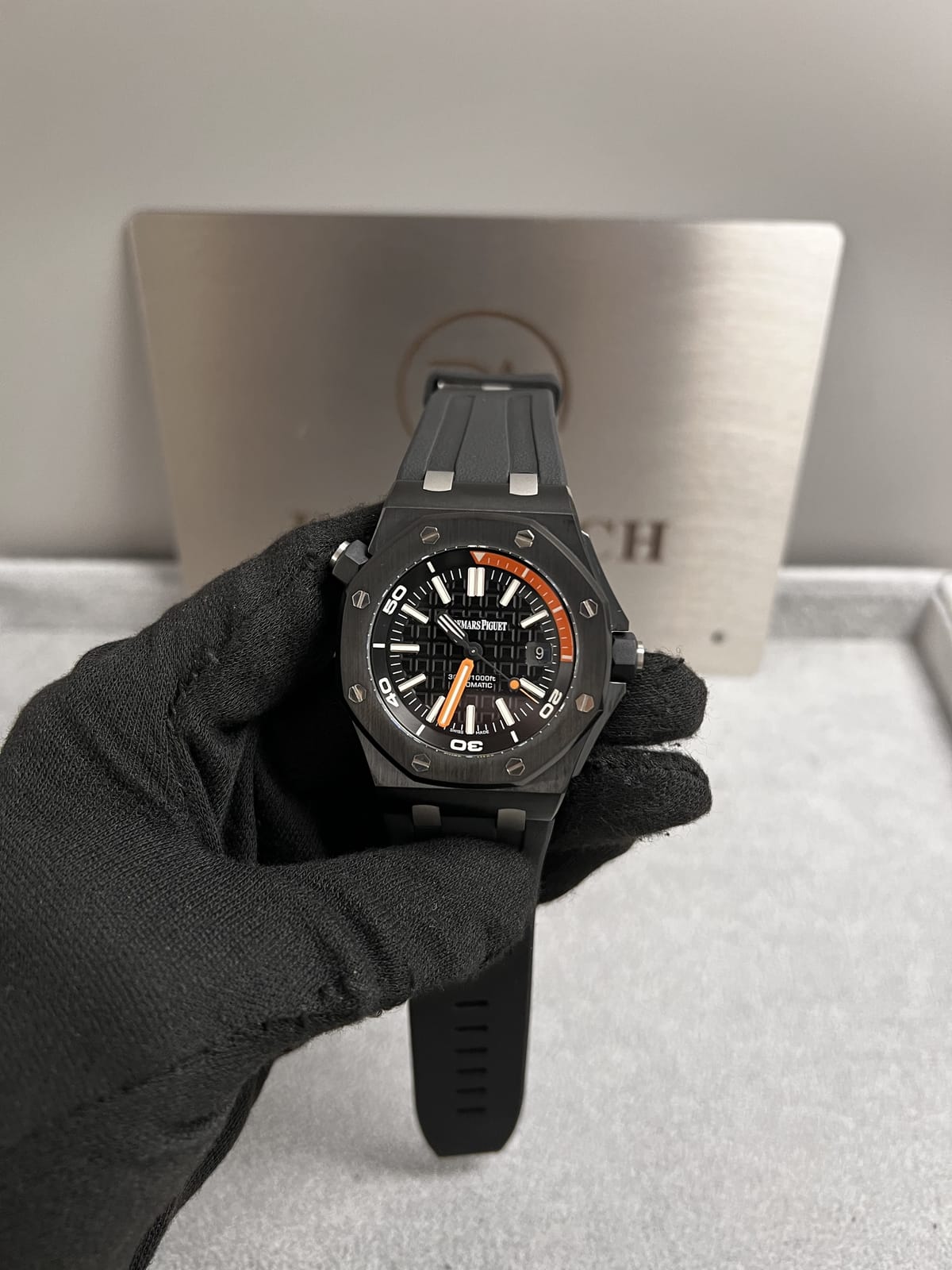 오데마피게 로얄오크 오프쇼어 15707 다이버 러버밴드 42mm 4