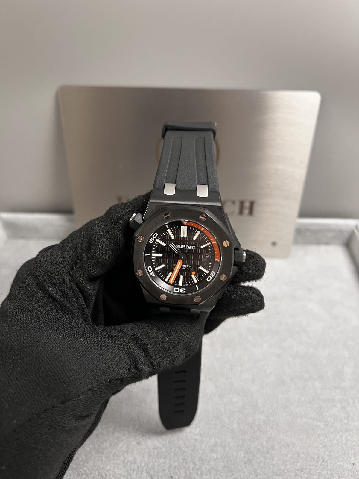 오데마피게 로얄오크 오프쇼어 15707 다이버 러버밴드 42mm 6