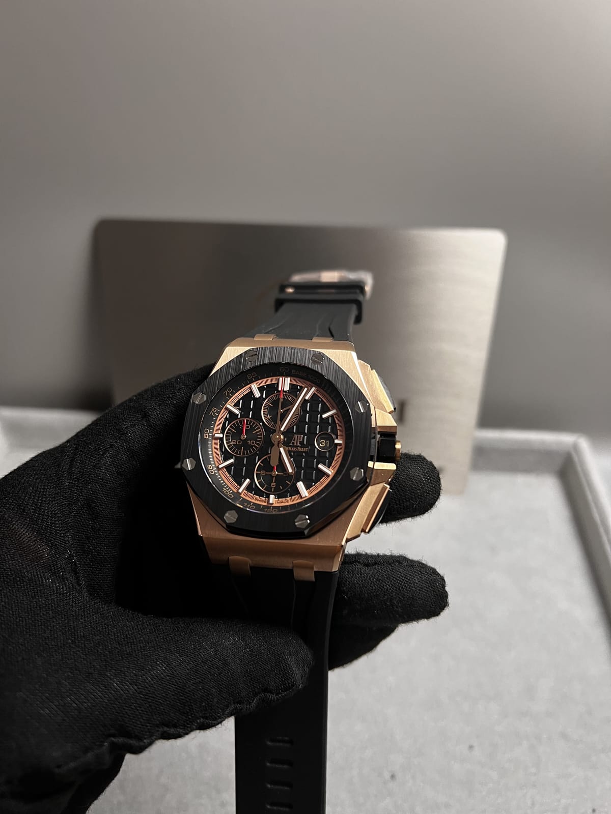 오데마피게 로얄오크 오프쇼어 26400 금통 세라믹 러버밴드 44mm 7