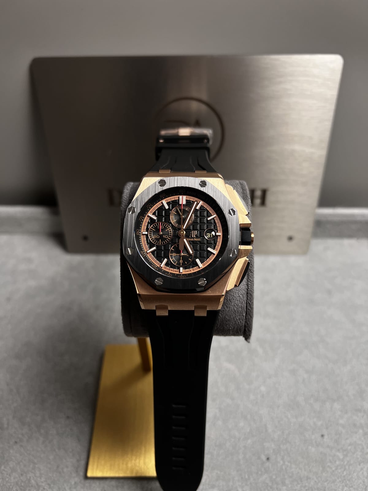 오데마피게 로얄오크 오프쇼어 26400 금통 세라믹 러버밴드 44mm 19