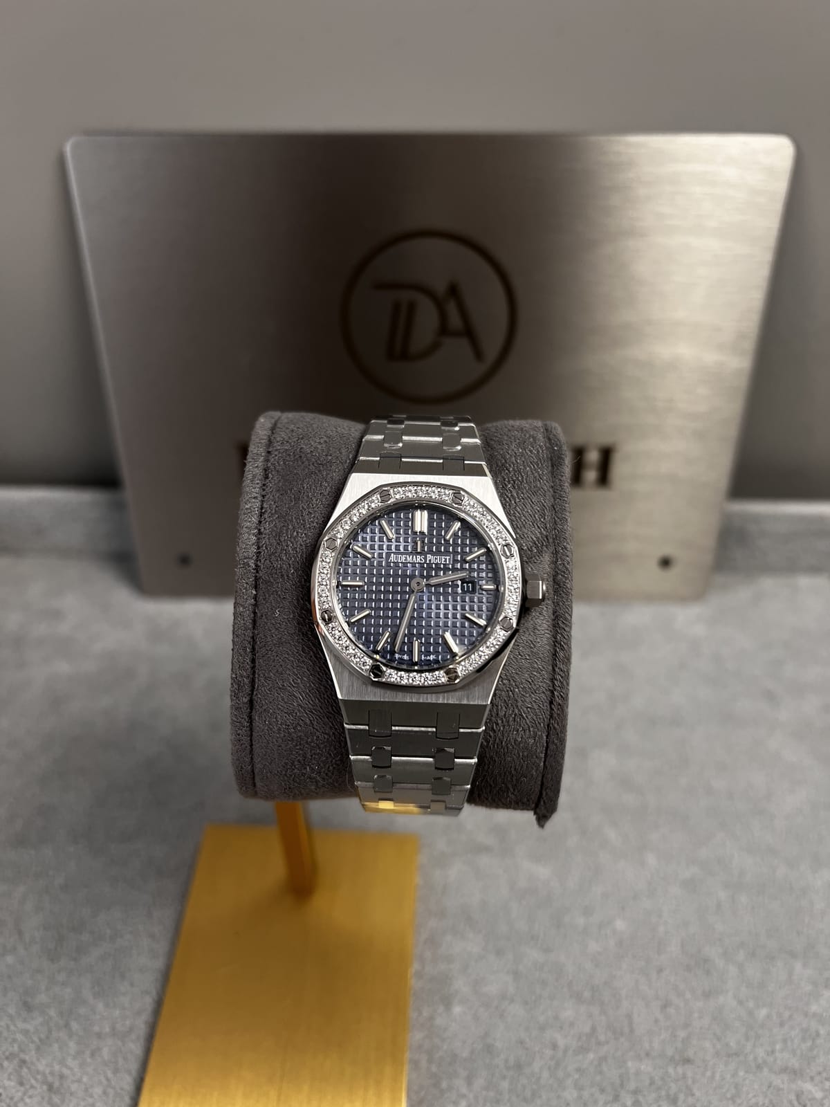 오데마피게 로얄오크 77350 다크블루다이얼 다이아셋팅 34mm 3