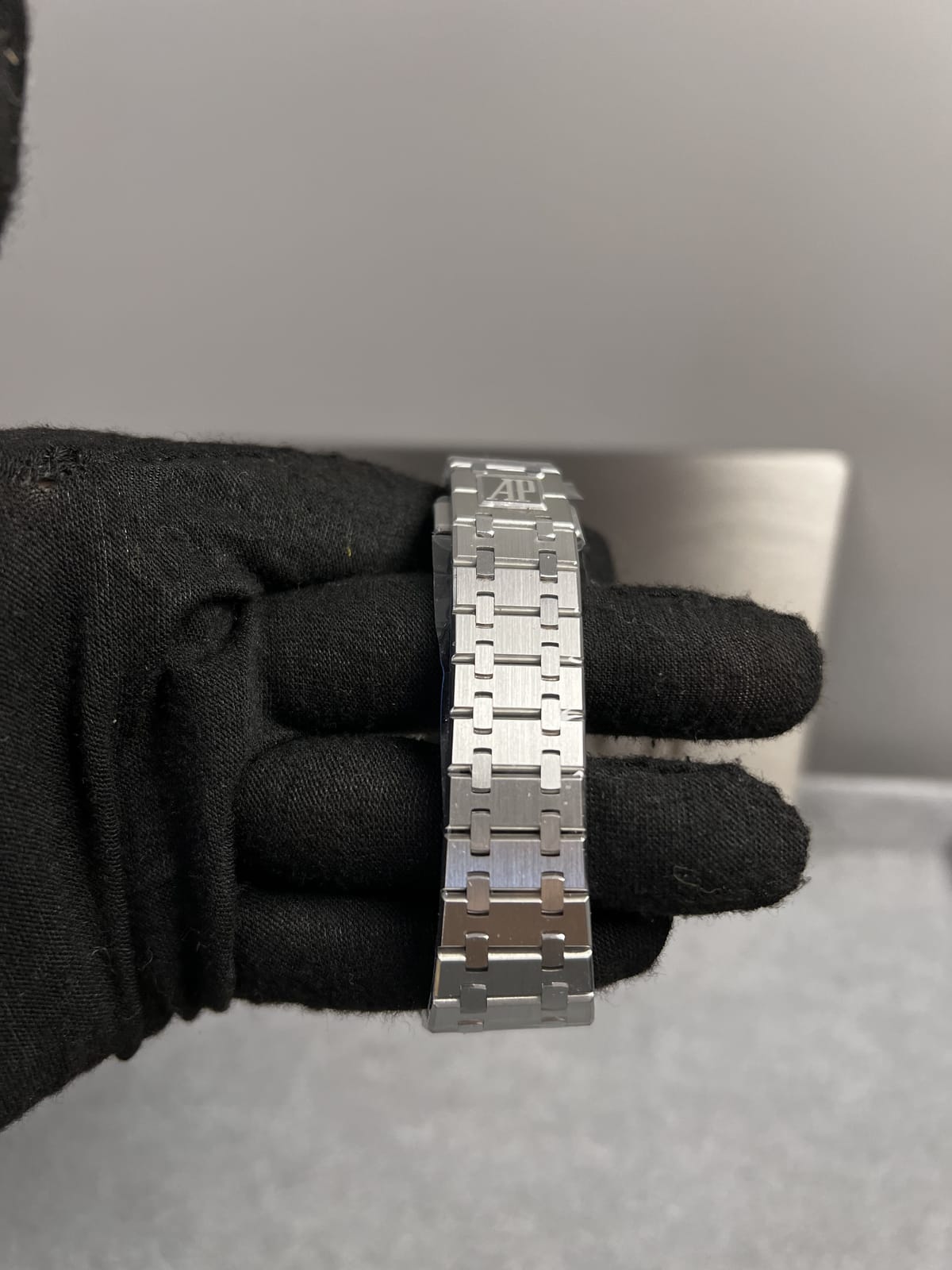 오데마피게 로얄오크 77350 다크블루다이얼 다이아셋팅 34mm 16