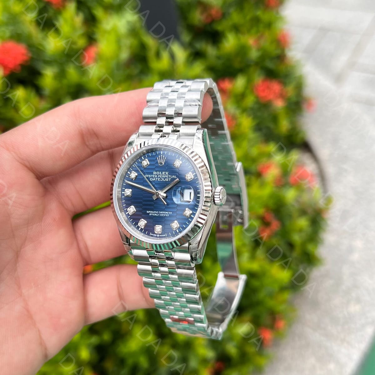 롤렉스 데이저스트 청판 모티프 10P 36mm 5