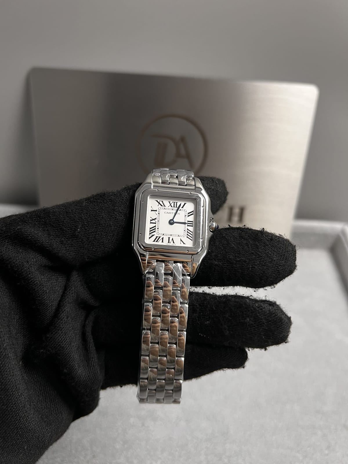 까르띠에  팬더 스틸 미디움 27mm 8