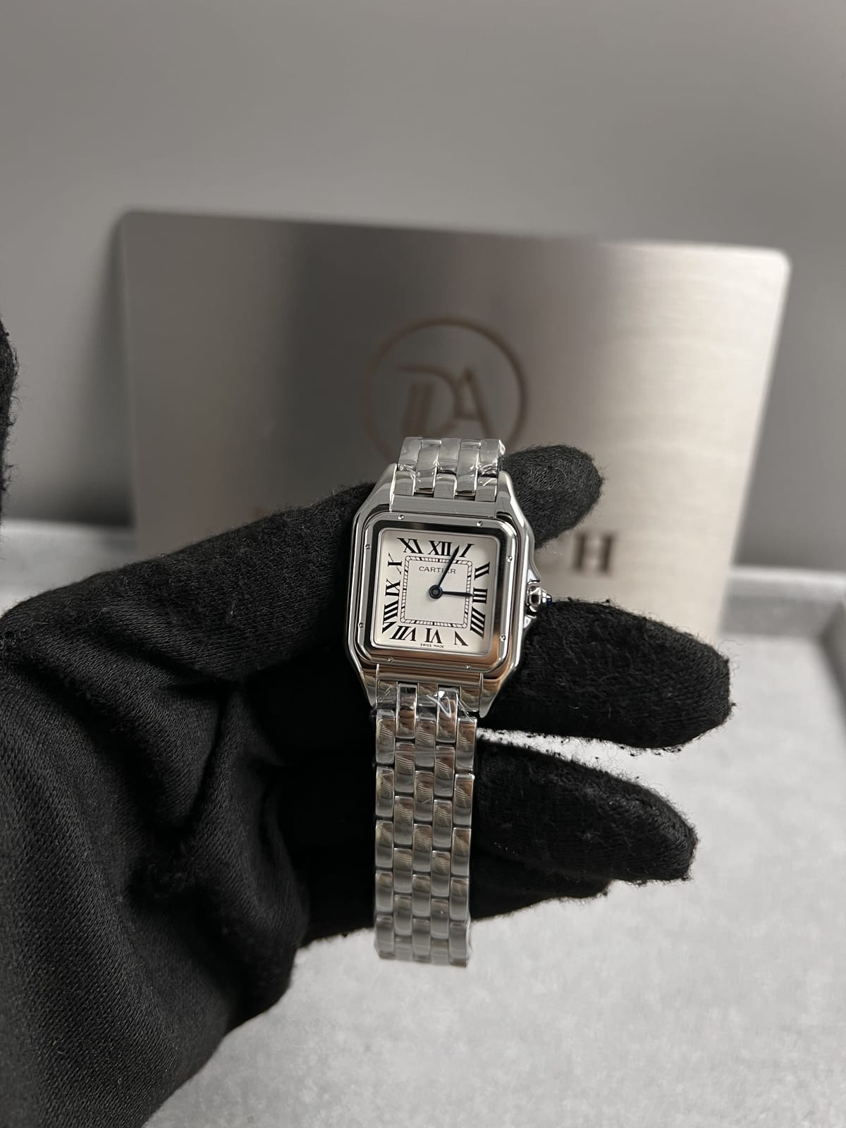 까르띠에  팬더 스틸 미디움 27mm 10