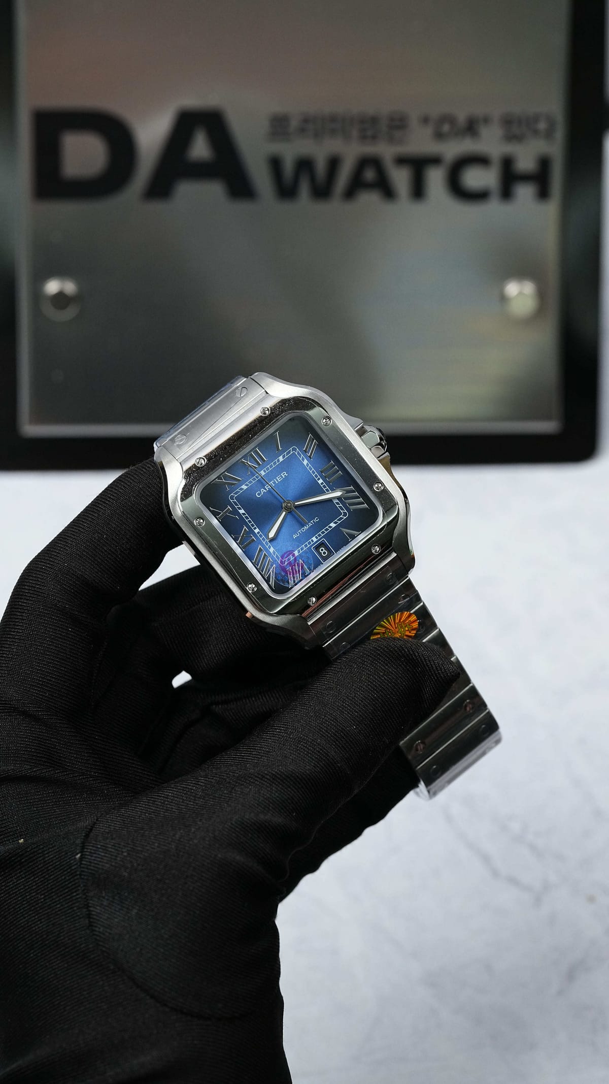 까르띠에 산토스 청판 40mm 4