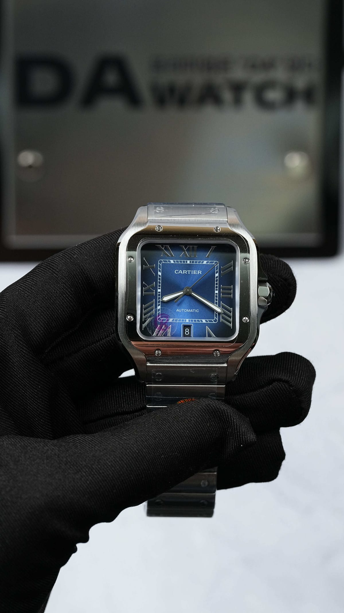 까르띠에 산토스 청판 40mm 16