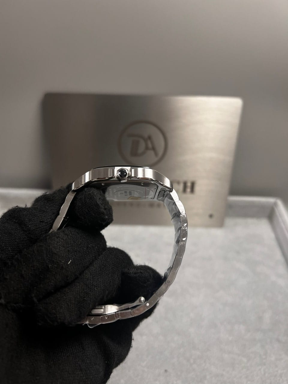 까르띠에 산토스 블랙베젤 40mm 13