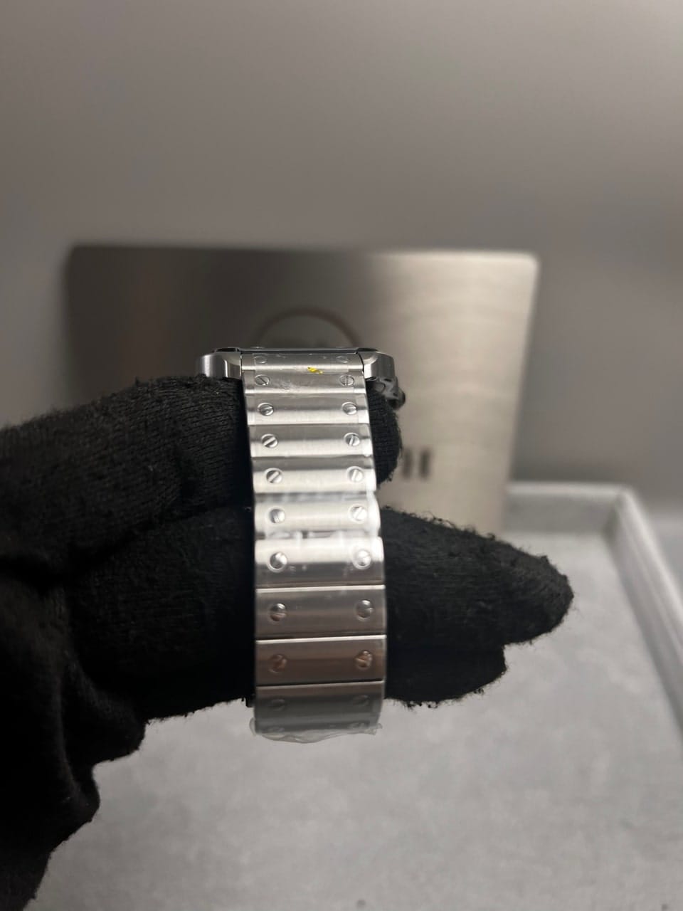 까르띠에 산토스 블랙베젤 40mm 14