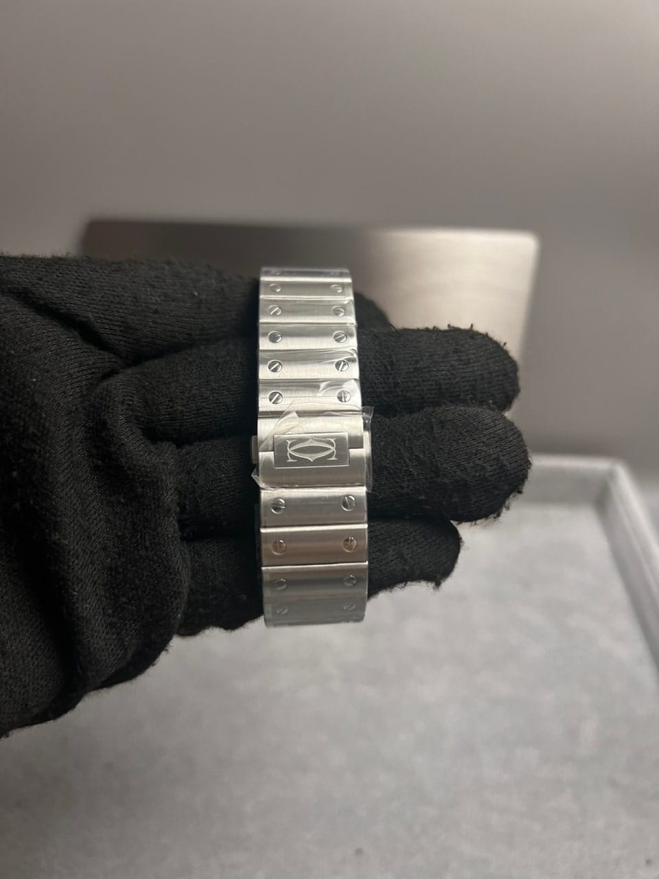 까르띠에 산토스 블랙베젤 40mm 15